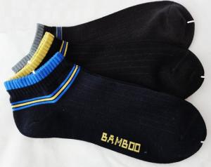 China Men's Black Bamboo Socks factory