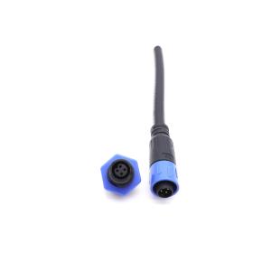China Nylon / PA66 M12 Waterproof Connector Elelctrical Male Female Plug IP67 10A factory