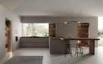 Modern Melamine Kitchen Cabinet Tailored Kitchen Set Custom With Dinning Bar