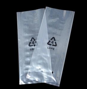 China Recycling LDPE Clear Flat Heat Seal Bags , Transparent Poly Food Bags factory
