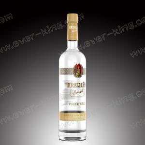 China Frosted Flint Glass Bottle 750ML For Vodka Liquor factory