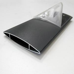 China 6M Tent Tube Anodized Silver Black Aluminum Extrusion Profiles factory
