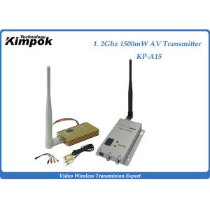 China Professional Wireless Video Transmitter With 1500mW , 2KM Transmit Distance factory