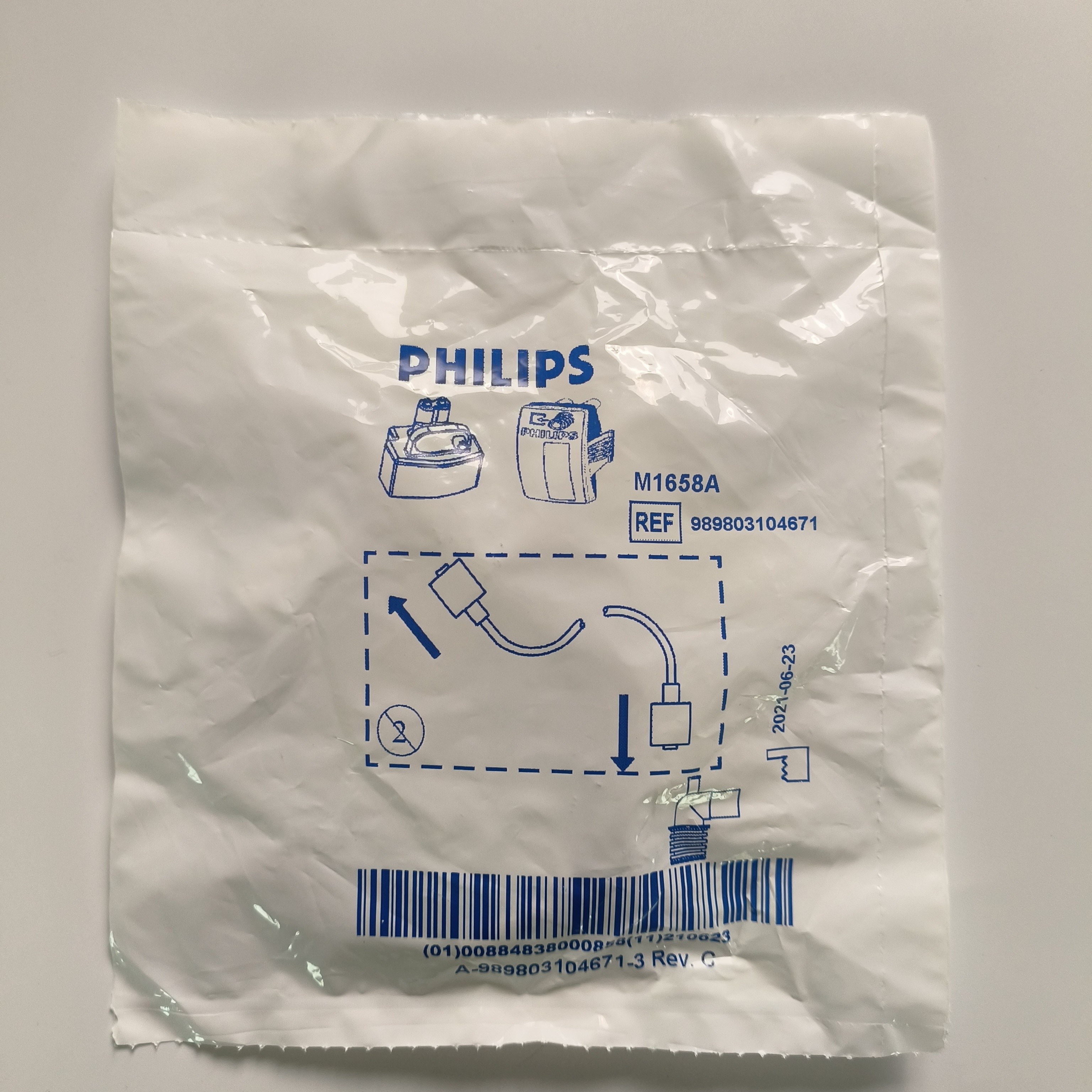 PHILIP Original Gas Sampling Tube 3M Disposable REF: M1658A REF989803104671