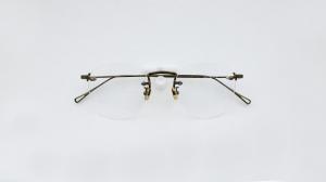China Rimless reading glasses metal b-titanium optical frame for women men super light factory