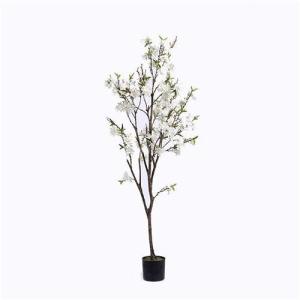 China Apple Silk Floral Trees , Realistic Artificial Flowers Easy Care No Falling Leaves factory
