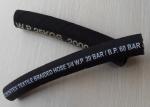 Black Heavy Duty Air Hose ID 1" To 2" , High Pressure Hose Cloth Wrapped Surface