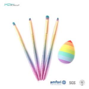 China OEM Colorful 8pcs Plastic Makeup Brushes For Eye Shadow factory