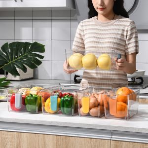 30.5x11.5CM Fruit And Vegetable Storage Containers Plastic Kitchen Organizer