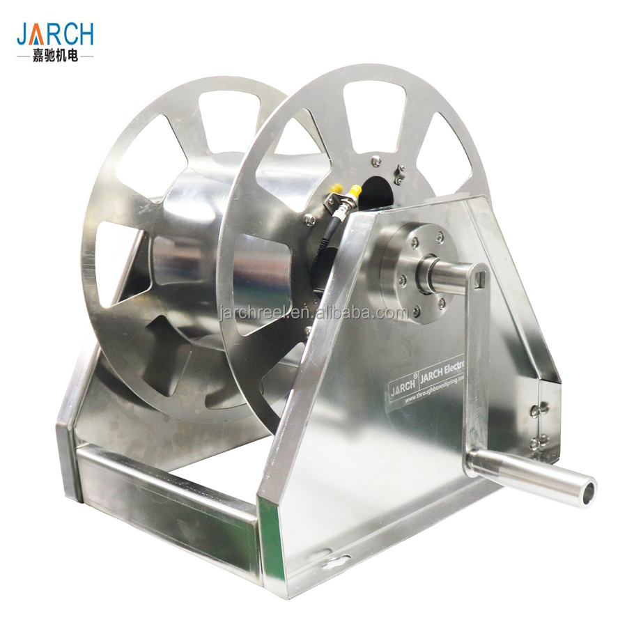 retractable high pressure industrial robot cable reel hose reel oil hose 49cm STEEL DRUM