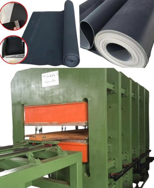 Rubber Frame Flat Plate Hydraulic Vulcanizing Press For Producing EPDM Rubber