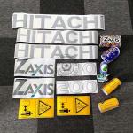 IOS9009 Excavator Sticker Pinup Picture Parts For Hitachi ZX60 ZX70 ZAX130H