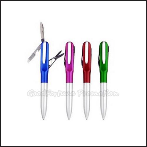 Hot Sale Promotional printed logo tool set nail file scissors ballpoint pen