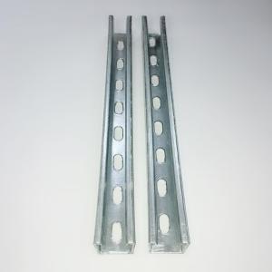 China Cold Formed Section Slotted Steel Strut C Channel Powder Coated Unistrut SS304 factory