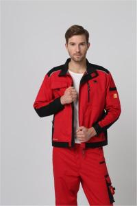 China TOMAX WK10 TC6535 Polyester/Cotton Mens Work Jacket, light weight Outdoor safety Jackets 250gsm factory