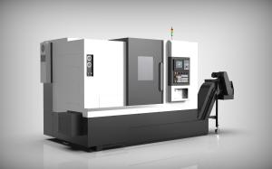 China High Speed 5030S Slant Bed CNC Lathe 4500RPM 12T Turret 3.6T Structure factory