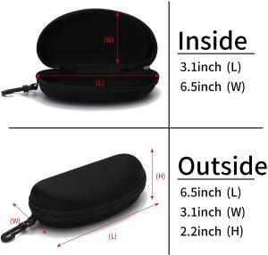 China EVA plastic Hard Shell Eyeglass Case , BSCI Sunglasses Travel Case factory