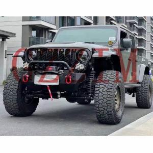 China GR Front Bull Guard Bumper For JEEP JT Car Steel Bumper Bar factory