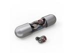 16Ω Metal Wireless Noise Cancelling Red Color Earbuds With Rechargeable Battery