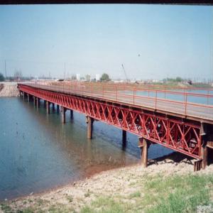 China Q345B-Q460C Grade Bailey Bridge Temporary Modular Steel Bridge factory