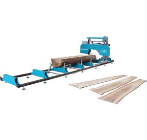 China SW26E Electric Portable Sawmill, Log Slice Horizontal Band Saw Mill Machines factory