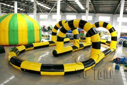 long durable inflatable sports game, commercial inflatable race track