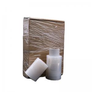 China Plastic Film Juice Clear Mini Jumbo Roll Stretch Stretch Wrapping Film Roll Pallet factory