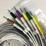 Fukuda Denshi ECG Machine Parts Lead Cable CP-204JC 15 Pin 12 Lead IEC 3.9M