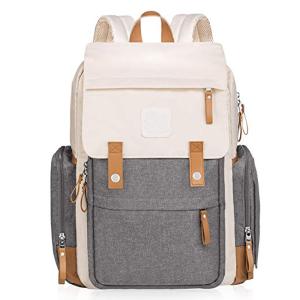 China Canvas Baby Diaper Backpack Large Capacity 40l For Mom factory