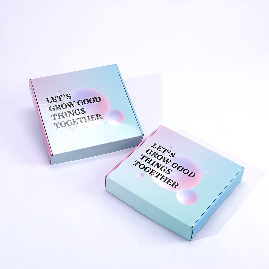 Recyclable Custom Logo Colored Printed Corrugated Shipping Boxes for Cosmetic Suits