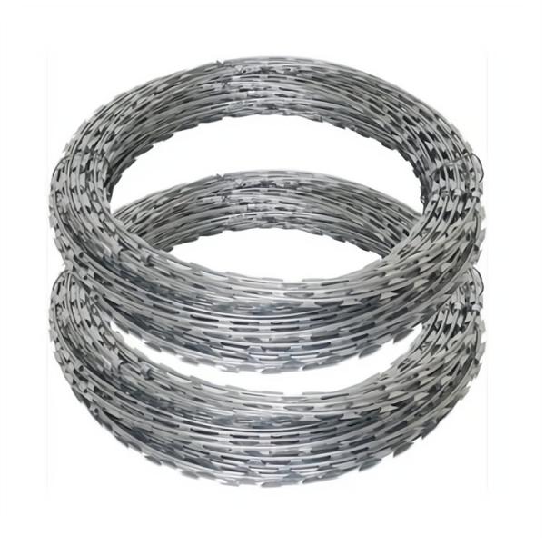 BTO 22 CBT 64 Types Anti Climb Razor Wire Concertina Wire Hot Dipped Galvanized