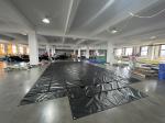 20x27ft PVC Tarpaulin Fabric Heavy Duty Vinyl Coated Fabric Flatbed Steel Lumber