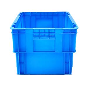 Internal Size 551*348*291mm PP Rectangular Square Plastic Crate for Warehouse