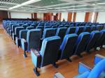 580*750*1000MM Auditorium Church Folding Theater Seats Rubber Wood Armrest