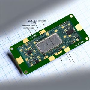 PCB Membrane Switch with Pocket Design and Inserts ≤100mA