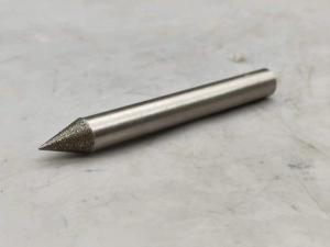 China D181 Electroplated Diamond Drill Bit With Steel Wheel Body Length 82mm Diameter 9.52mm factory