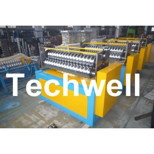 China 11KW Motor Power / PLC Control Three Roller Bending Machine To Curve Corrugated Sheets on sale