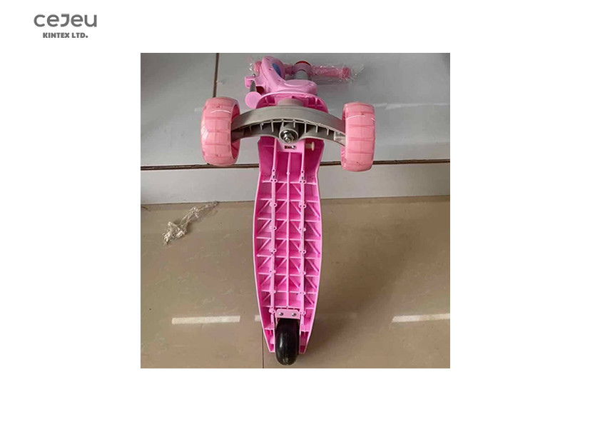 5 Year Olds Pink 2 In 1 Kick Scooter 67*55*48CM With Adjustable Seat