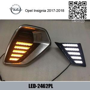 China Opel Insignia Car DRL LED Daytime driving turn signal Fog Lights factory