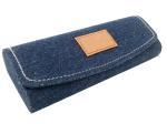 New Arrivals Denim Semi-Hard Optical Glasses Packing Case Jeans Eyewear Case Box