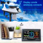 WS1090 Home Outdoor Wireless Automatic Weather Station Measures Wind Direction,