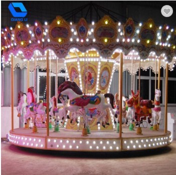 6-36 Seats First Carousel Ride , Attractive Carousel Gardens Amusement Park Rides