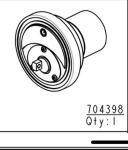 Cutter Spare Parts No 704398 Crankshaft Crank Shaft For Vector MH M55 M88 MH8