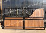 Galvanized Horse Barns Equipment Horse Stable Box With Steel Pipe