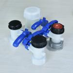 DN40 Acid Alkali Oil Resistant PVC Ball Valve for IBC Hydraulic Directional