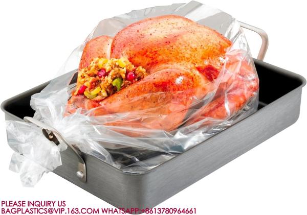 Roasting Bag Cooking Bags Oven Turkey Cooking Bag With Ties Keep Moist Durable