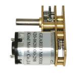 Micro Parallel Axis Shaft DC Motor 180mNm , 2.2W Right Angle Gear Reducer Motor