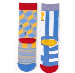 Fashion Women Cotton Socks Novelty Jacquard Logo Casual Teen Tube Happy Dress