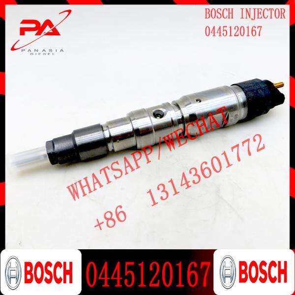 0445120167 Hot selling nozzle assembly common rail fuel injector 0445120167 for diesel engine