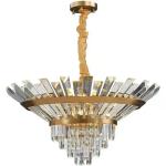Round Luxury Pendant Lights E14 Customized Smoked Glass Cluster Pendant Light